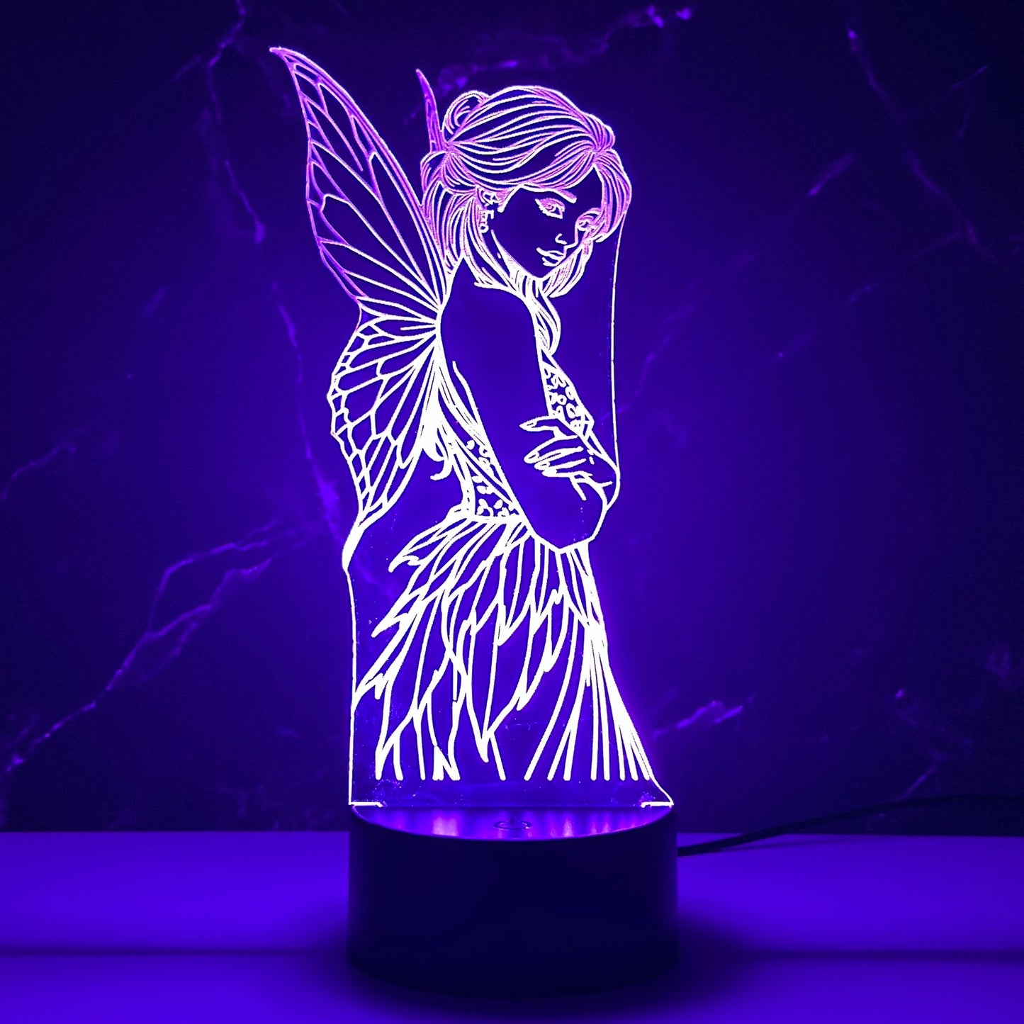 Thistle Dawnwing, Fantasy Light, Led lights, bright light, Lights of fantasy, Purple Light, detail shot