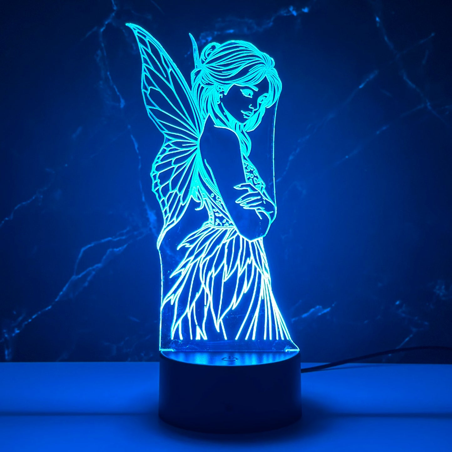 Thistle Dawnwing, Fantasy Light, Led lights, bright light, Lights of fantasy, Blue Light, detail shot