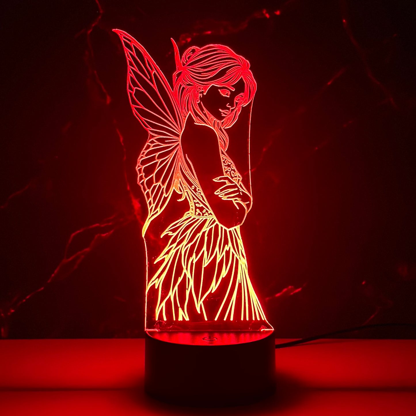 Thistle Dawnwing, Fantasy Light, Led lights, bright light, Lights of fantasy, Red light, detail shot